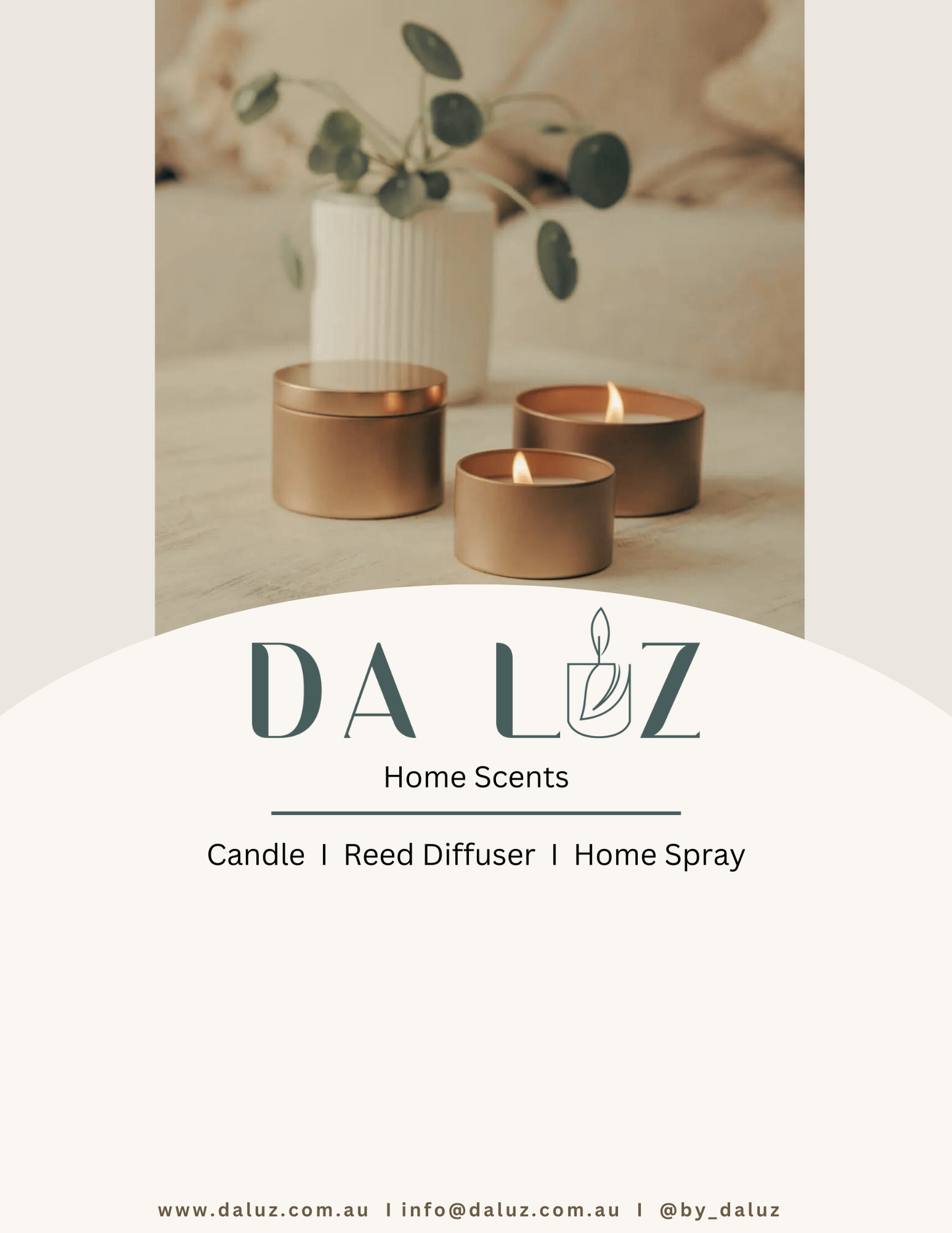 Personalised candle - Tin