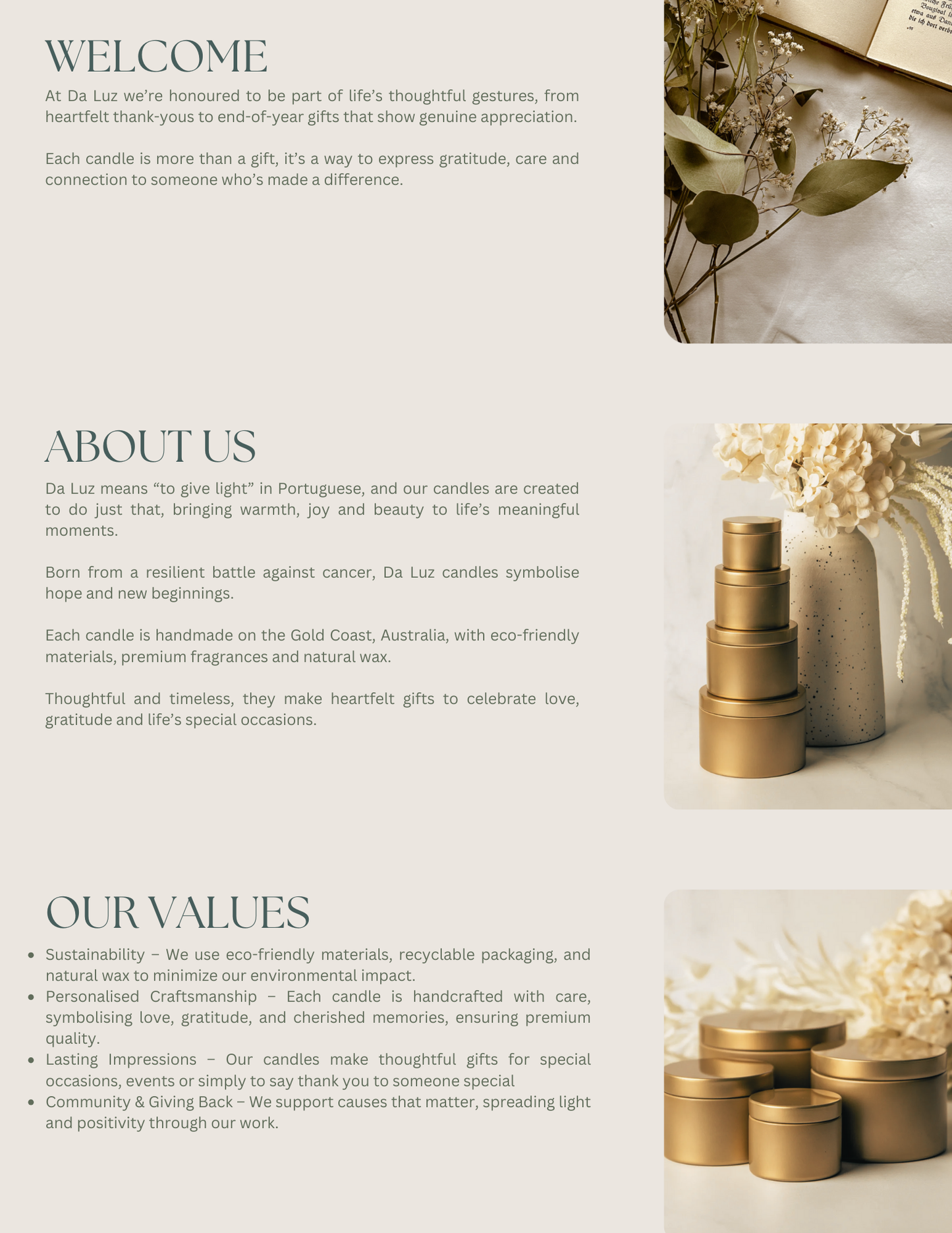 Personalised candle - Tin