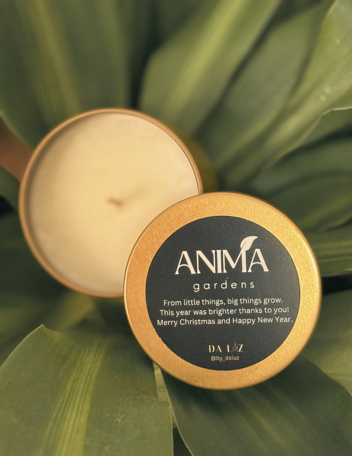 Personalised candle - Tin